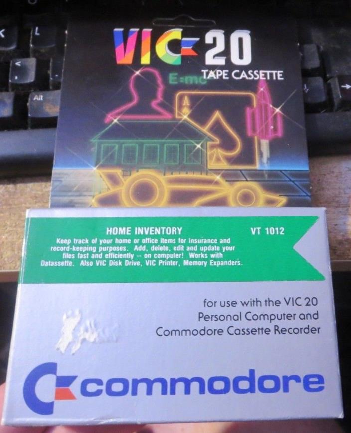 vintage Commodore Vic-20 Tape Cassette Home Inventory