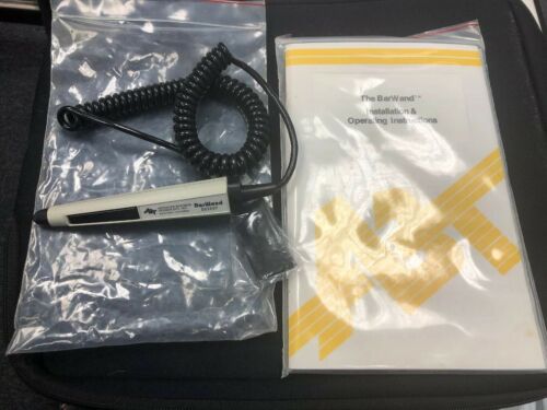 NEW Vtg 1980 ABT Apple the BarWand bar code reader 16 pin instructions floppy