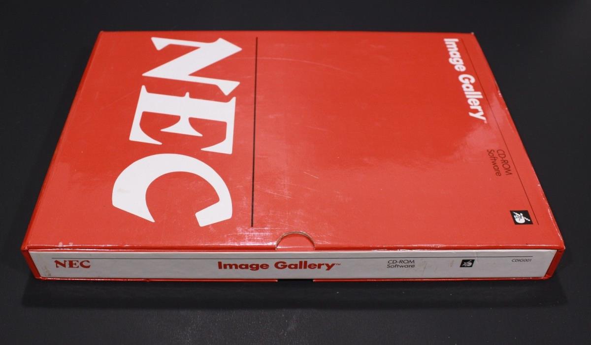 NEC Image Gallery Book Catalog CD Rom Software CDIG001 Vintage Retro