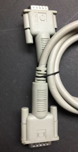 Apple DB15 Male to Male 15 Pin 3' Video Cable 590-0161-A Macintosh IIGS Monitor