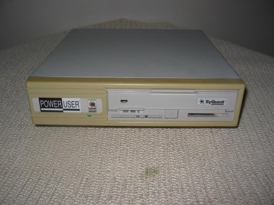 SyQuest Power User 200MB MAC Warehouse SCSI Data Cartridge Drive Model SQ200