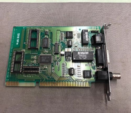 VINTAGE ARTISOFT 10672 REV A ISA 16 BIT COMBO ETHERNET ADAPTER