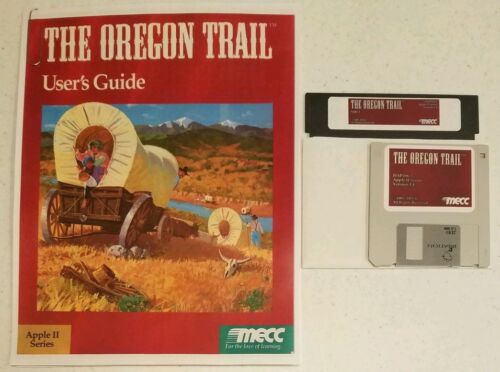 The Oregon Trail Apple II II+ IIE IIC IIGS on New 3.5 Double Density Disk