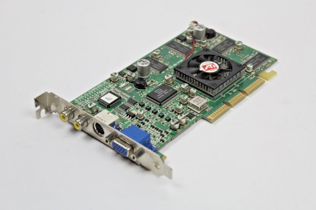 Vintage ATI R6 Rage Theater 109-70700-01 DDRF SD64MB AGP VGA Video Card
