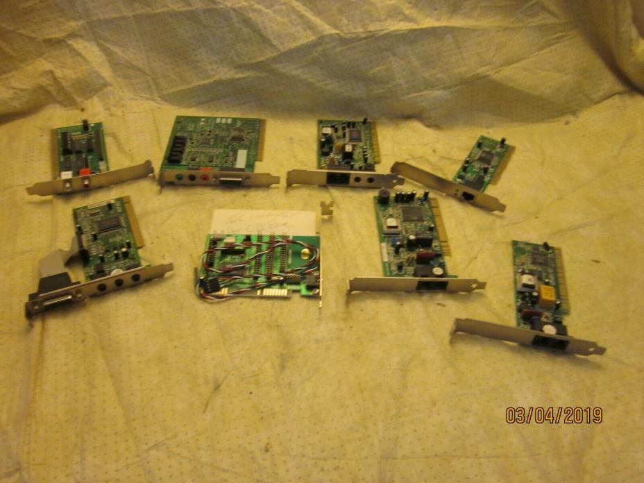 COMPUTER MODEM AND SOUND CARD LOT