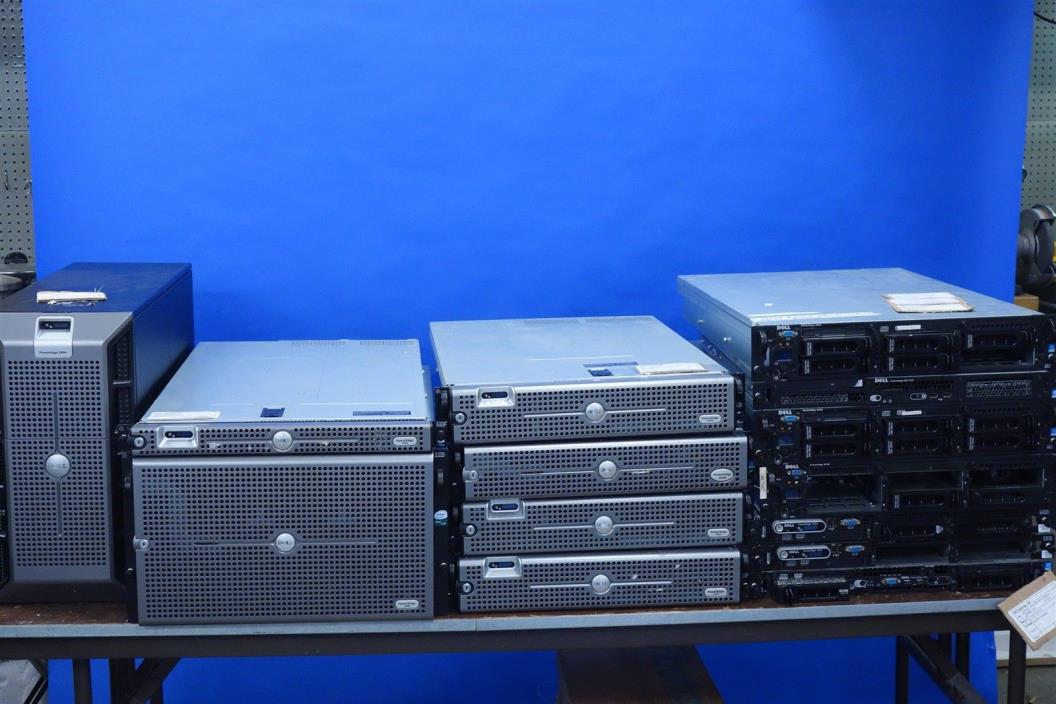 Lot of 14 Dell PowerEdge Xeon Servers - Working, tested, Please see pics
