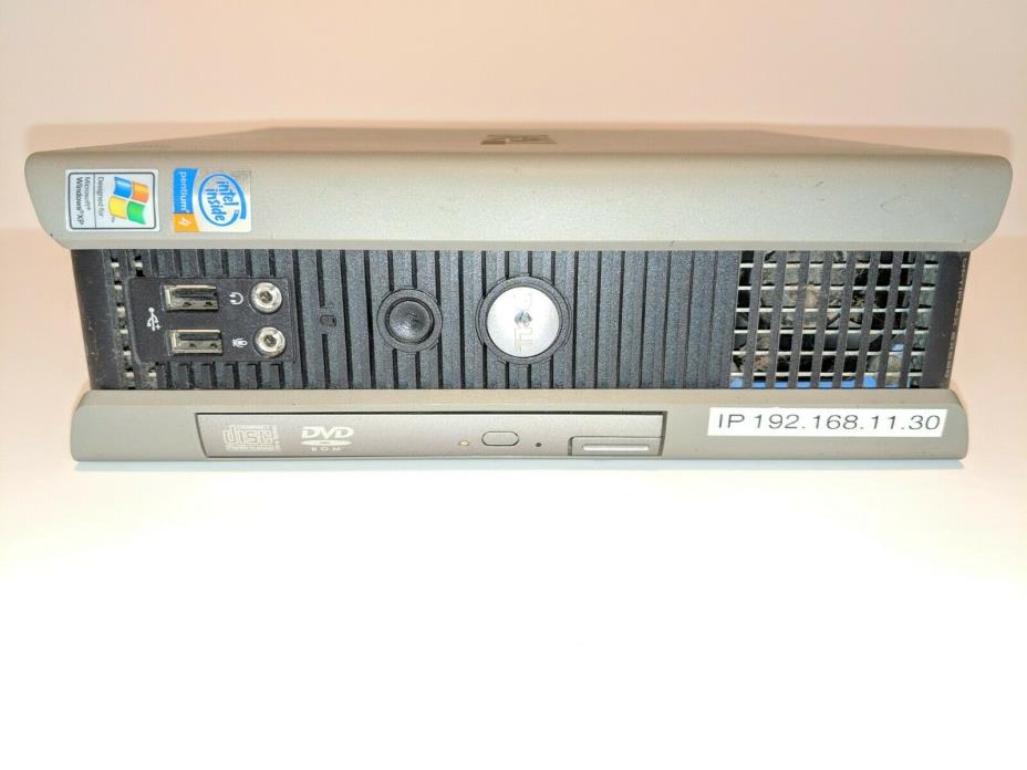 Dell Optiplex SX280 Desktop SFF With Power Adapter *NEEDS REFORMATTED Windows XP
