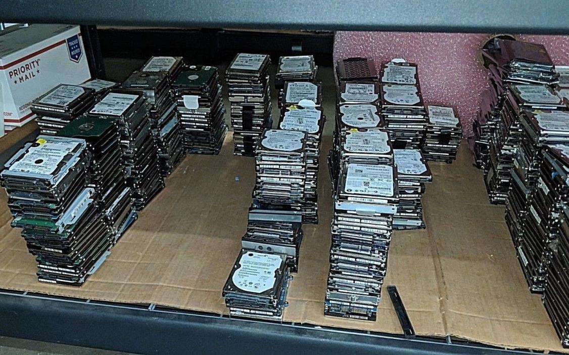 Lot of 140 Assorted Brand 160GB 2.5
