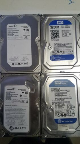 Lot of 4  mixed brands 320GB 3.5