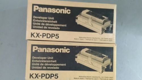 2 Genuine OEM Panasonic KXPDP5 KX-PDP5 Developer / Starter Black KX P4410 P4430