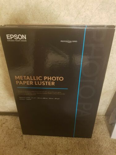 Epson professional series metallic photo paper luster 13