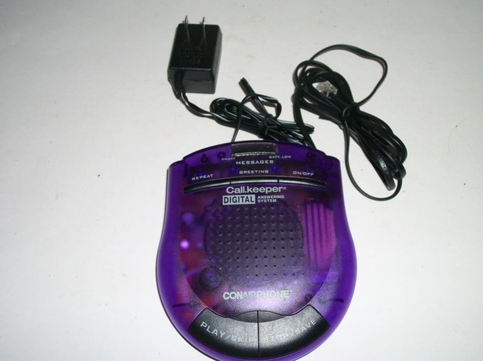 CONAIR Call Keeper Digital Answering Machine System.USA!!!