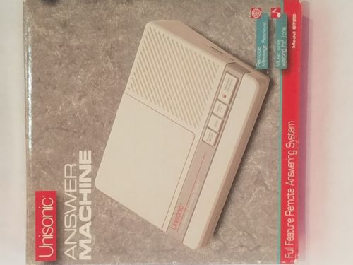 Unisonic Answer Machine 8720 Remote Answering System phone  Telephone