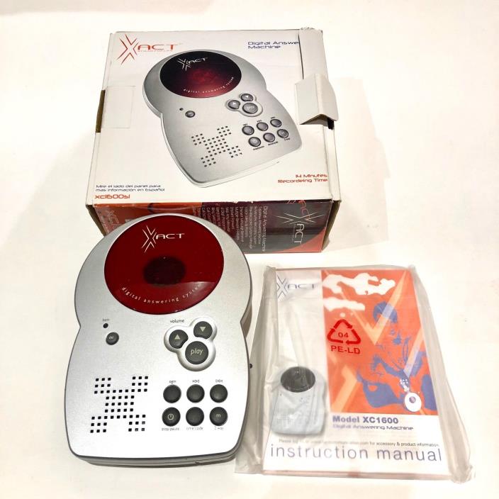 Digital Answering Machine Xact Model XC1600