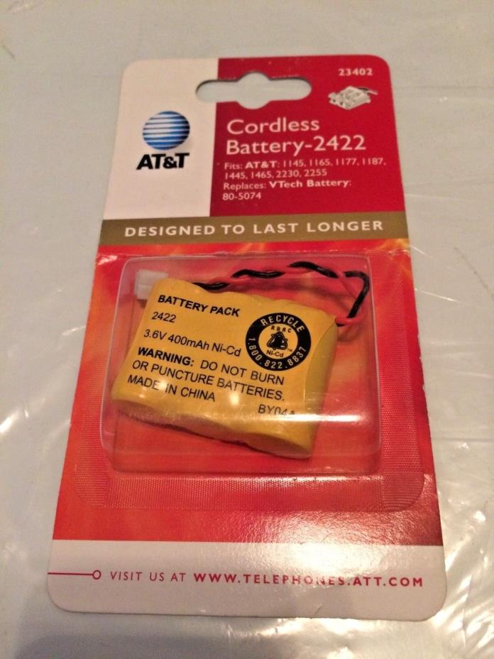 AT&T Cordless Battery-2422 Designed to last longer