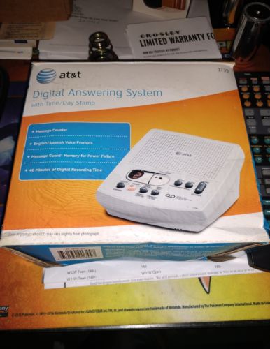 AT&T ATT Digital Answering Machine System Model 1739 with Original packaging!