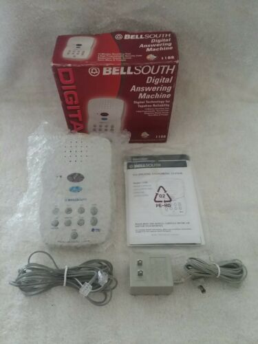 BellSouth Digital Remote Access Answering Machine System Voice Time/Day IN BOX