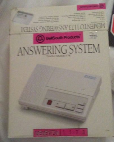 BellSouth Products answering system twin cassette for parts untested no cords vi