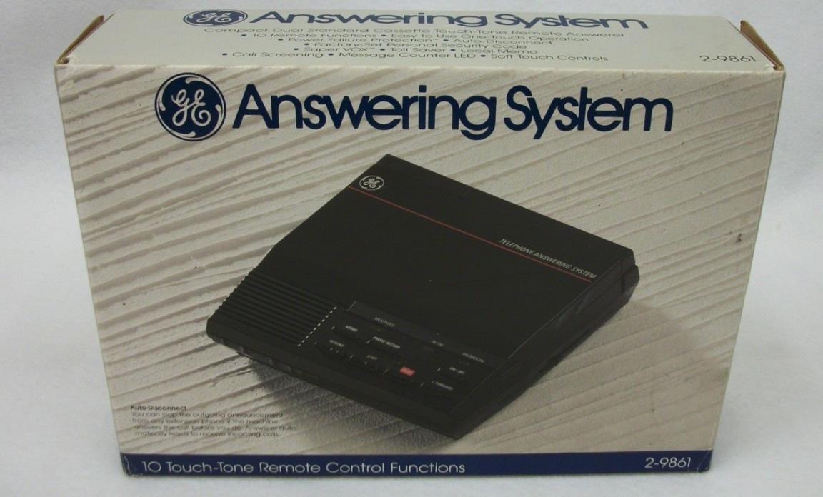 GE Answering Machine System 2-9861 MIB NRFB NOS
