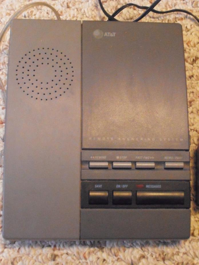 AT&T 1306 Remote Answering System Vintage Answering Machine