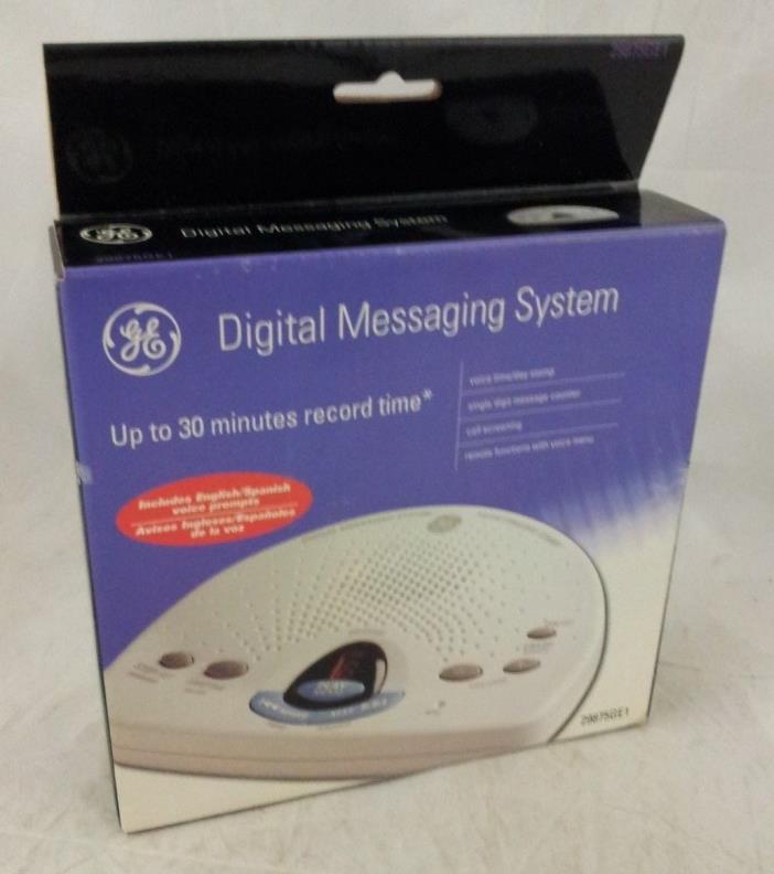 Answering Machine GE Digital Messaging System Atlinks 29875GE1 English Spanish