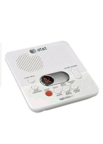 AT&T 1740 Digital Answering Machine System 60 Minutes Recording Time/Date Stamp