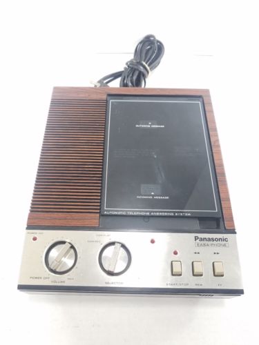 Vintage Panasonic KX-T1515 Easa-Phone Auto Telephone Answering System Woodgrain