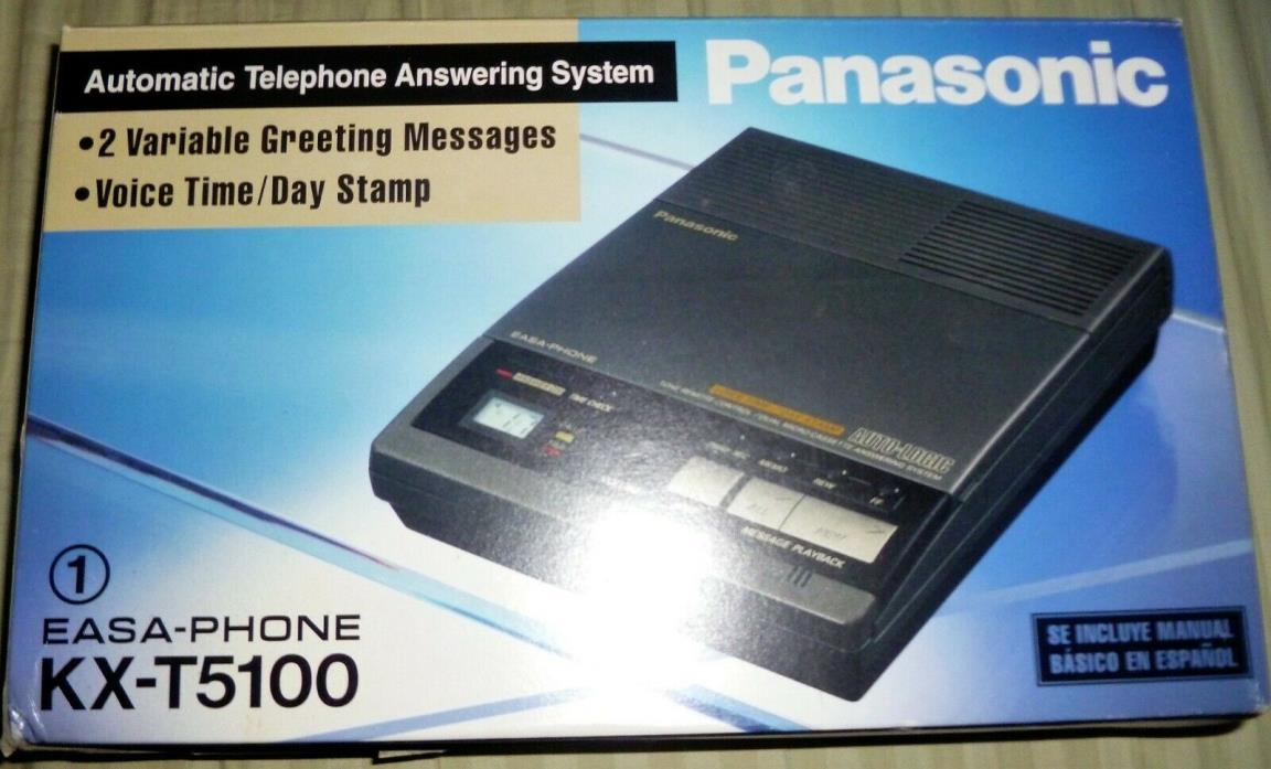 Panasonic Automatic Telephone Answering Machine Model KX-T5100