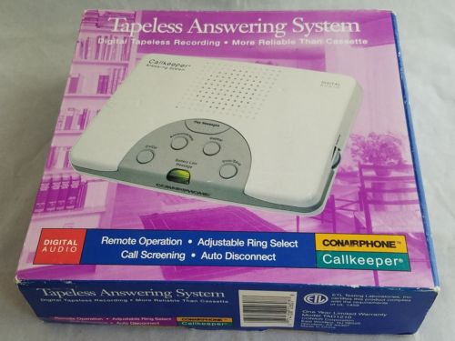 Conair TAD1210 Callkeeper Digital Tapeless Telephone Answering System