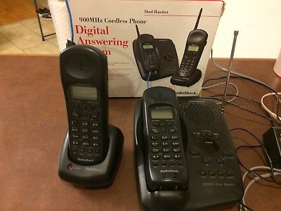 Radio Shack 900MHz Cordless Phone Digital Answering System