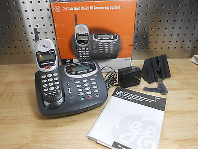 GE General Electric 2.4 GHz Dual Caller ID Answering System - Tested