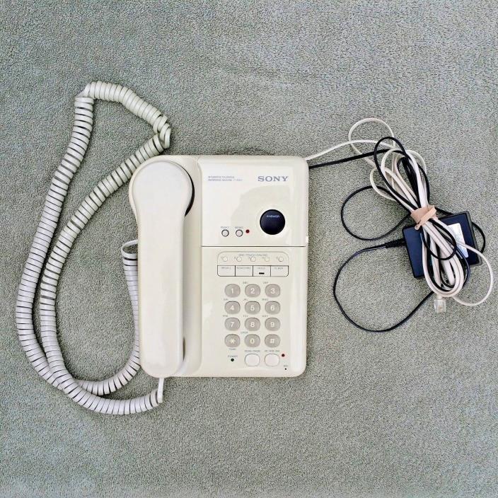 Vintage Sony IT-A205 Answering Machine and Phone Taiwan