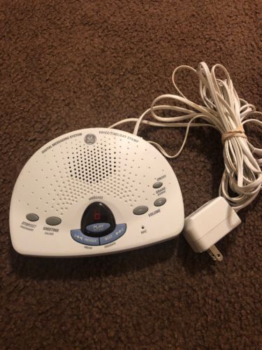 General Electric 29875GE1-B Digital Messaging System Voice/Time/Day Stamp #H3