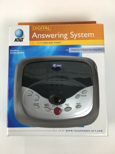 AT&T 1722 Digital Answering System With Time Day Stamp