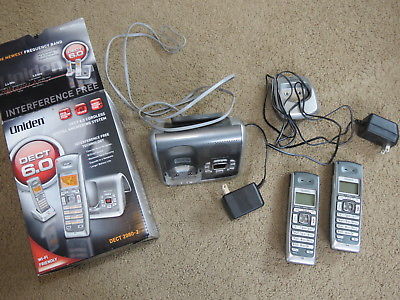 GREAT Uniden Dect 6.0 (#2080-2) cordless phone digital answering system - wi-fi