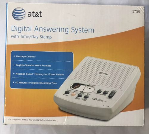 AT&T Digital Answering Machine System Model 1739 NEW SEALED BOX
