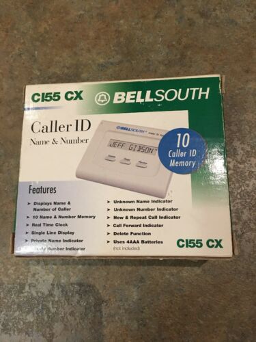 Bellsouth Phone Caller ID CI55-CX Name & Number