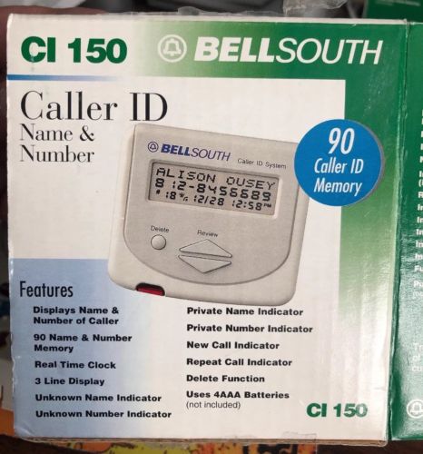 Bellsouth Home Phone Caller ID System Model CI-150