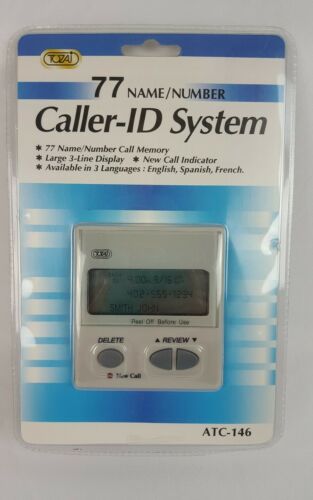 Tozaj 77 Name Number Caller ID System ATC-146 Large Display 3 Languages Sealed