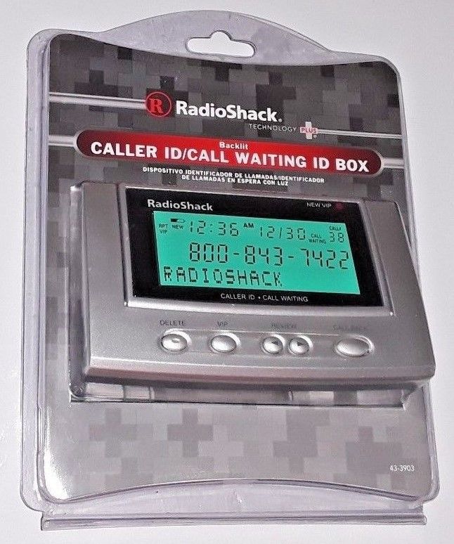 new genuine radio shack 43-3903 Caller ID/Call Waiting id Box factory sealed