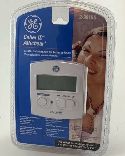 GENERAL ELECTRIC GE 2-9016SG WHITE 99 NAME / NUMBER CALLER ID - NEW IN PACKAGE