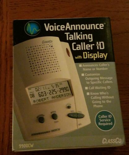 Voice Announce Caller ID CIDney 9900CW ClassCo Class Co in package