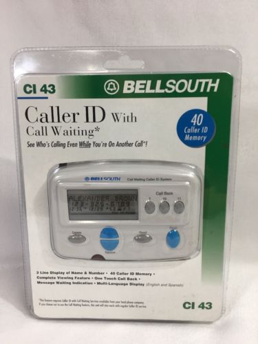Bellsouth Caller ID with Call Waiting CI 43
