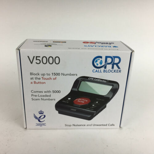 Call Blocker Stop All Nuisance Telephone Numbers Landline Robo Calls CPR V5000