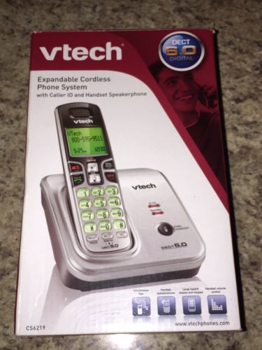 vetch CS6219 dect6.0 cordless expandable 12 Cordless Phone System With Caller ID