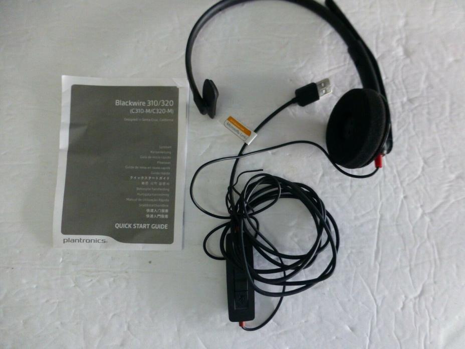 Plantronics Blackwire C310-M PL-85618-01 USB Headset W/O BOX (BB-16)