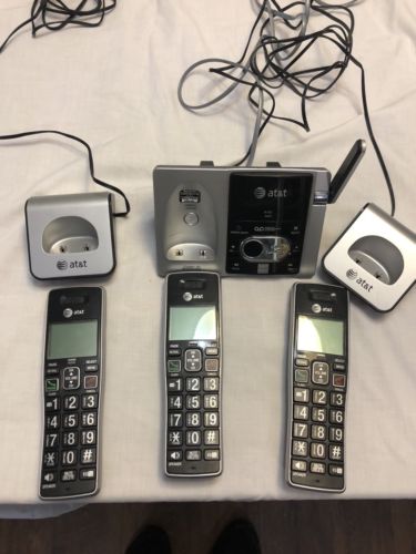 AT&T CL82463 3 Handset Cordless Phone W/ Answering System & Caller ID/call Wait