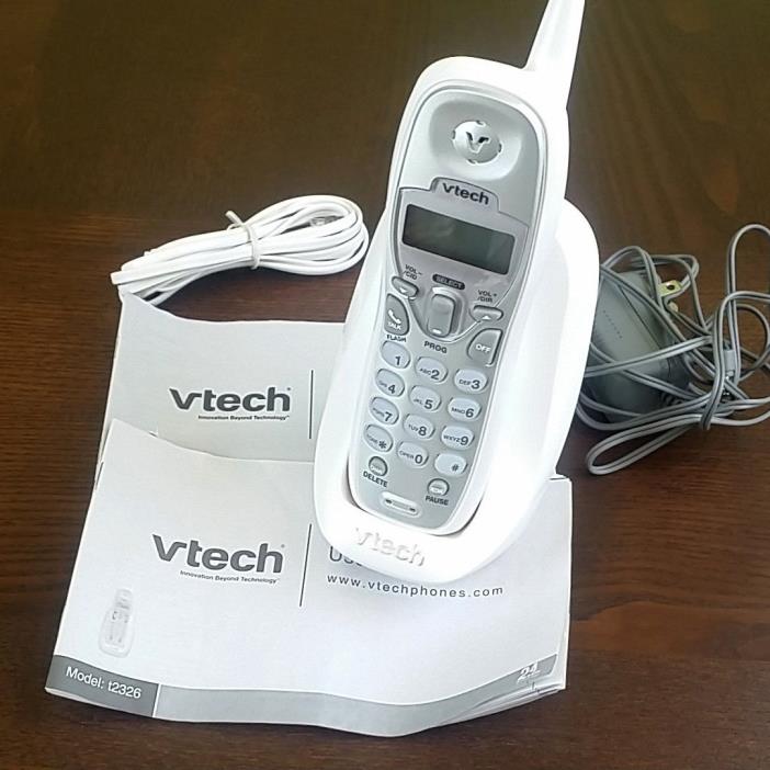 Vtech T2326 2.4GHz Cordless Phone Base Unit, AC Adapter, Telephone Line Cord