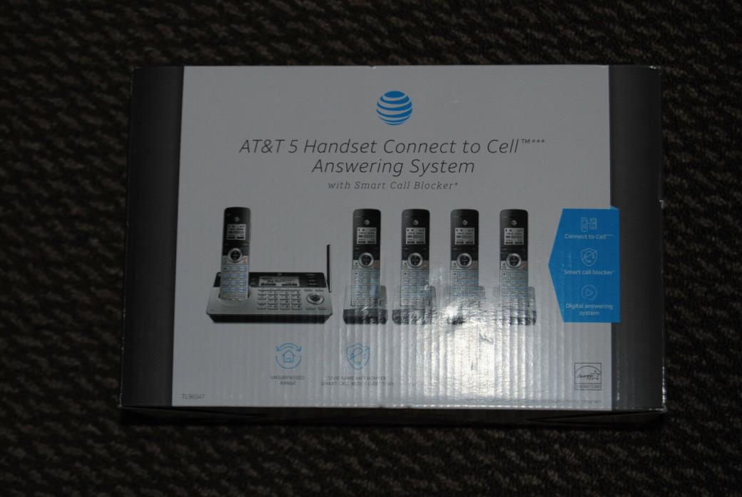 AT&T 5-Handset DECT6.0 Connect-to-Cell Answering System