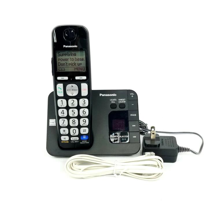 Panasonic Cordless Phone System & 1 Handset KX-TGE230 DECT 6.0 Digital Answer